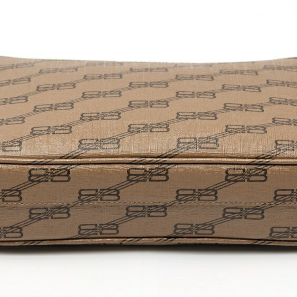 BALENCIAGA Brown Monogram Shoulder Bag - Picture 4 of 6